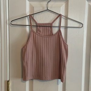 Dusty Pink Crop Top